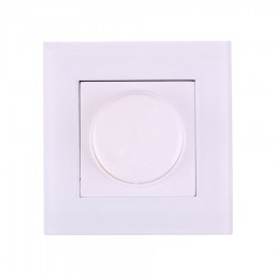 کلید دیمر 1000 وات جهان الکتریک مدل کریستال - سفید