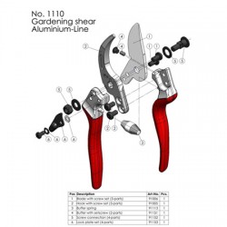 قیچی باغبانی مدل 1110 برگر