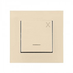 کلید کراس جهان الکتریک مدل کریستال - بژ