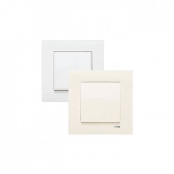 کلید یک پل با روشنایی ویکو مدل karre (سفید)