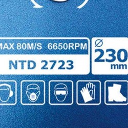 صفحه سنگ سرامیک بر 230 میلیمتر نووا مدل NTD 2723