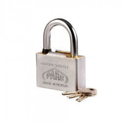 قفل آویز روکش دار پارس قفل مدل 75sp قفل آویز روکش دار پارس قفل مدل 75sp