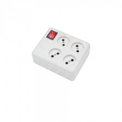 چهار راهی بدون ارت مدل پارت با کابل 1.8 متری پارت الکتریک