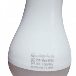 لامپ ال ای دی 15 وات پارس شعاع توس پایه E27 لامپ ال ای دی 15 وات پارس شعاع توس پایه E27