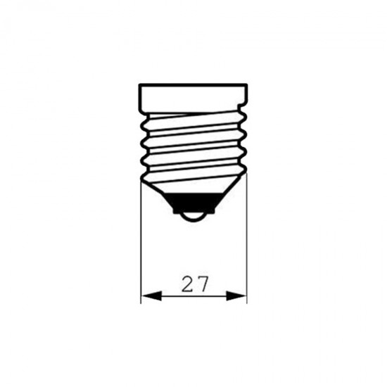 لامپ کم مصرف 45 وات مدل تمام پیچ دلتا پایه E27