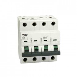 کلید مینیاتوری چهار پل 25 آمپر ویکو تیپ B (خانگی)
