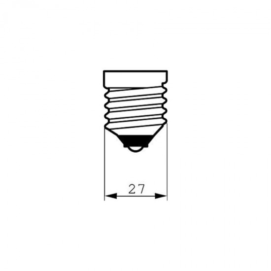 لامپ کم مصرف 50 وات مدل لوتوس دلتا پایه E27 (مهتابی)