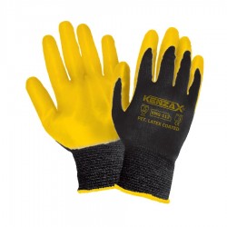 دستکش پلی استر با روکش لاتکس مصنوعی کنزاکس مدل KMG-112