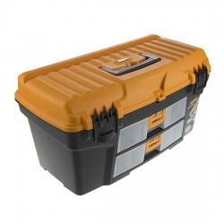 جعبه ابزار 21 اینچ مانو قفل پلاستیکی به همراه ارگانایزرRS21 جعبه ابزار 21 اینچ مانو قفل پلاستیکی به همراه ارگانایزرRS21