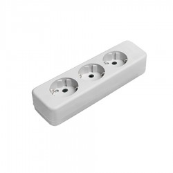 سه راهی ارت دار مدل شهاب بدون کلید با کابل 5 متری پارت الکتریک سه راهی ارت دار مدل شهاب بدون کلید با کابل 5 متری پارت الکتریک