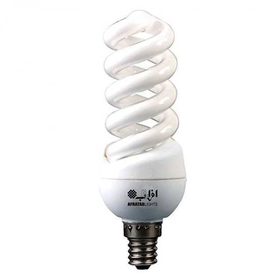 لامپ کم مصرف 12 وات افراتاب مدل 12FSP/E14