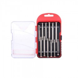 مجموعه 12 عددی پیچ گوشتی ساعتی دسته فلزی رونیکس مدل RH-2713