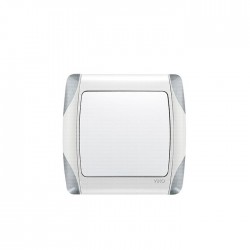 کلید یک پل ساده ویکو مدل Carmen Plus (سفید)