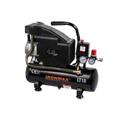 کمپرسور هوا 10 لیتری آیرون مکس مدل LT10 کمپرسور هوا 10 لیتری آیرون مکس مدل LT10