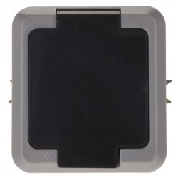 کلید دو پل خیام الکتریک درپوشدار ضد آب توکار کلید دو پل خیام الکتریک درپوشدار ضد آب توکار