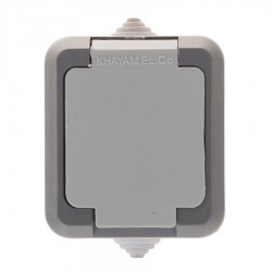 پریز خیام الکتریک ضد آب درپوشدار روکار پریز خیام الکتریک ضد آب درپوشدار روکار