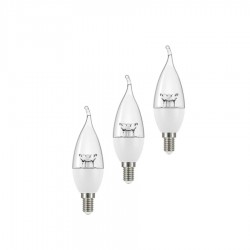 لامپ اشکی شفاف6 وات افق