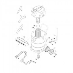 جاروبرقی صنعتی کارشر مدل NT70/2