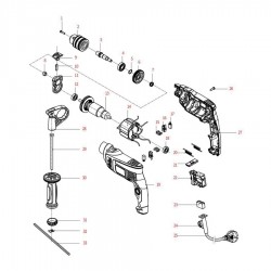 دریل چکشی دنلکس مدل DX-1171 دریل چکشی دنلکس مدل DX-1171