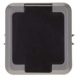 کلید تک پل خیام الکتریک ضد آب درپوش‌دار توکار