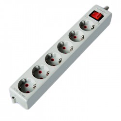 شش راهی ارت دار بدون سیم فردان الکتریک مدل 151001072 شش راهی ارت دار بدون سیم فردان الکتریک مدل 151001072