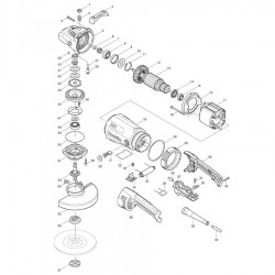 فرز آهنگری ماکیتا مدل GA7040 فرز آهنگری ماکیتا مدل GA7040