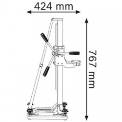 پایه دریل نمونه برداری بوش مدل GCR180 پایه دریل نمونه برداری بوش مدل GCR180