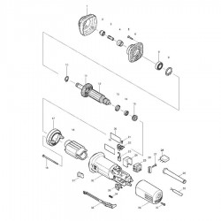 فرز انگشتی گلوکوتاه مدل GD0602 ماکیتا فرز انگشتی گلوکوتاه مدل GD0602 ماکیتا