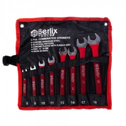 ست آچار یک سر رینگ یک سر تخت قرمز 8 عددی ست آچار یک سر رینگ یک سر تخت قرمز 8 عددی