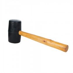 چکش لاستیکی 700 گرمی سخت دو سر تخت درجه 1