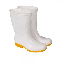 چکمه سفید کوتاه گلپا (سایز 44)