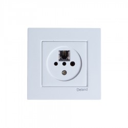 پریز سوکت دار تلفن دلند مدل آسا