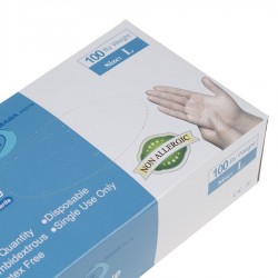 دستکش ونیل سایز large