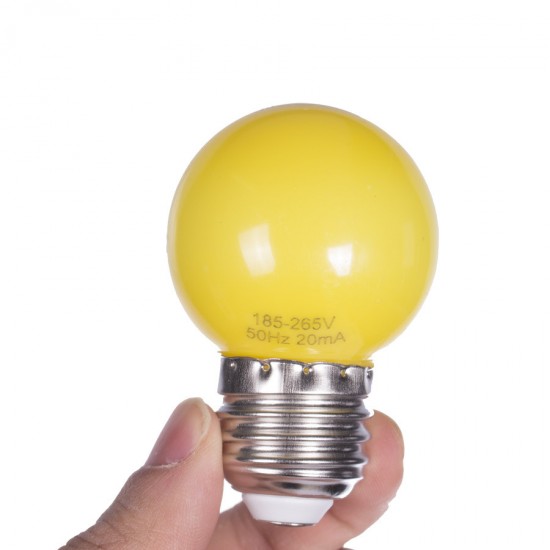 لامپ حبابی فوق کم مصرف رنگی 1 وات