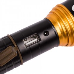 چراغ قوه جیبی با امکان زوم (شارژی) چراغ قوه جیبی با امکان زوم (شارژی)