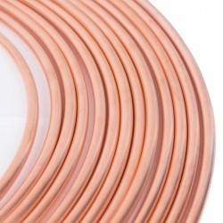 لوله مسی 15 متری سایز 1/4 اینچ