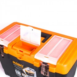 جعبه ابزار 19 اینچ قفل فلزی به همراه اورگانایزر کد JMT19 مانو