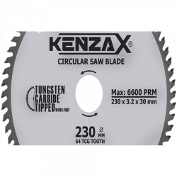 تیغ اره الماسه MDF بر 230 میلی متری کنزاکس