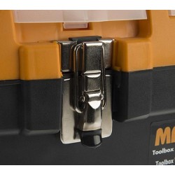 جعبه ابزار 19 اینچی مانو با قفل فلزی به همراه اورگانایزر کد MT19