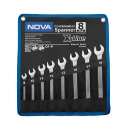 مجموعه 8 عددی آچار یکسر رینگ نووا مدل NTS-1893 xline مجموعه 8 عددی آچار یکسر رینگ نووا مدل NTS-1893 xline