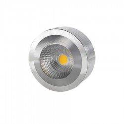 دکوراتیو COB روکار گرد استیل 7 وات زد اف آر دکوراتیو COB روکار گرد استیل 7 وات زد اف آر