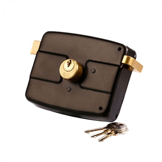 قفل درب حیاط پارس مدل DL-120 (کلید معمولی)