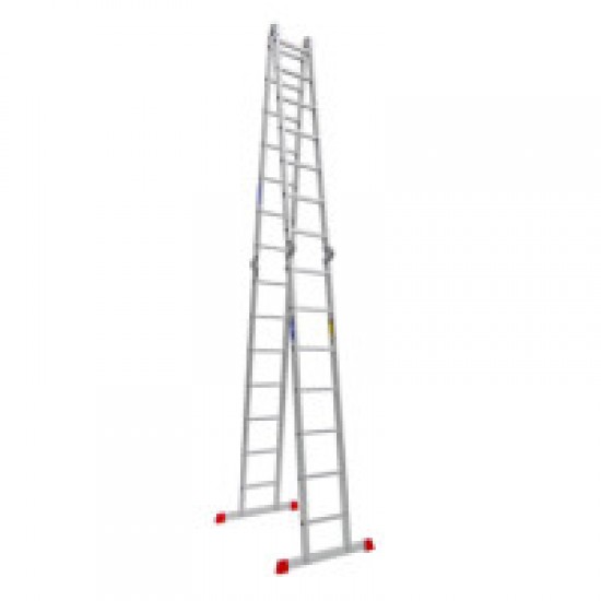 نردبان 28 پله آلومنیومی چند منظوره مدل هارمونی پارس پله