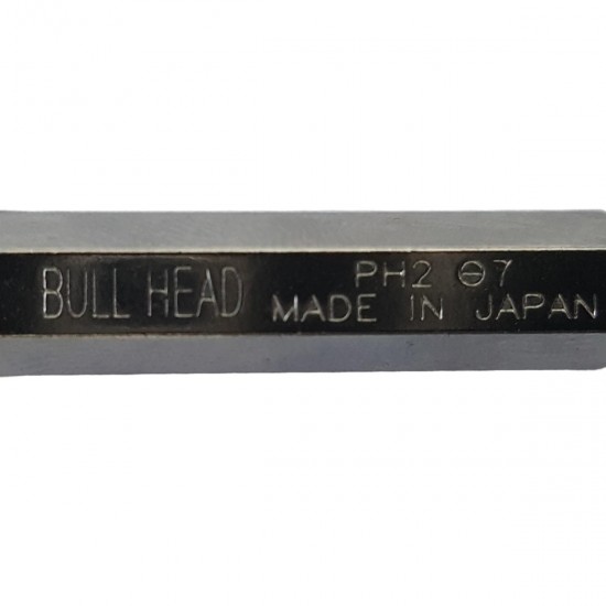 سر پیچ گوشتی یک سر دوسو و یک سر چهار سو (65 میلیمتر) Bull Head