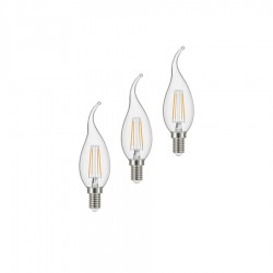 لامپ فیلامنتی اشکی شفاف 4 وات افق