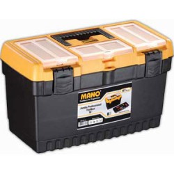 جعبه ابزار 16 اینچ قفل پلاستیکی به همراه ارگانایزر کد JPT16 مانو