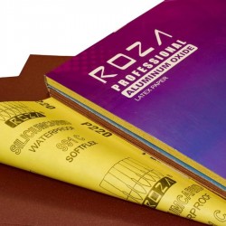 کاغذ سنباده پوستاب قرمز پشت زرد روزا بسته 50 عددی