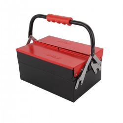 جعبه ابزار فلزی 30 سانت 2 طبقه آروا مدل 4702 جعبه ابزار فلزی 30 سانت 2 طبقه آروا مدل 4702