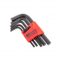 مجموعه آچار آلن کوتاه با غلاف پلاستیکی ایران پتک مدل SL 5110 مجموعه آچار آلن کوتاه با غلاف پلاستیکی ایران پتک مدل SL 5110