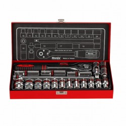 مجموعه بکس 20 عددی درایو 1/2 اینچ رونیکس مدل RH-2620 مجموعه بکس 20 عددی درایو 1/2 اینچ رونیکس مدل RH-2620
